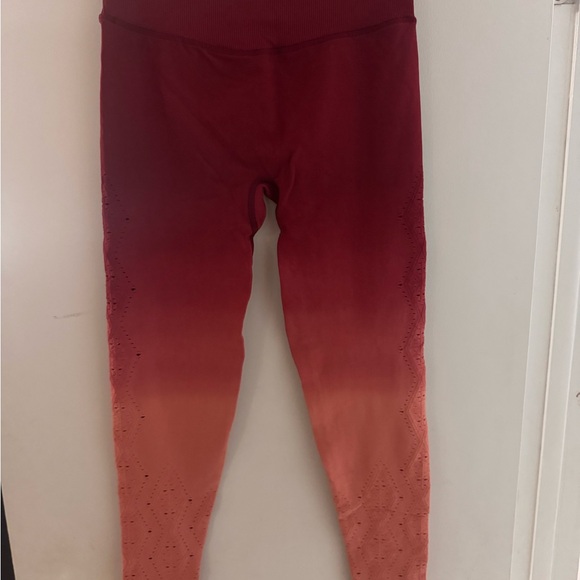 Victoria's Secret Red High Waist Full Length Tights - Picture 2 of 4